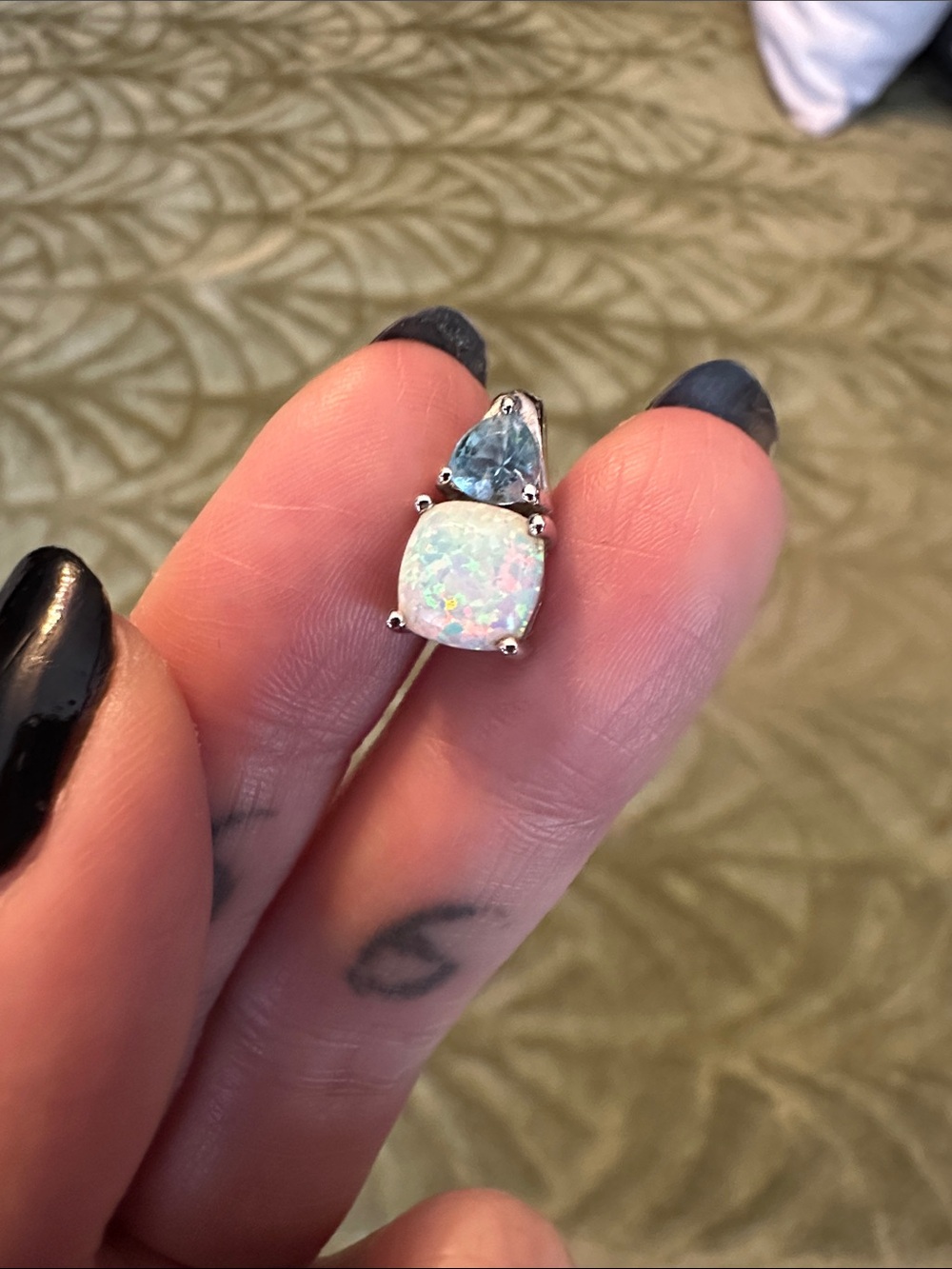 925 Opal pendant